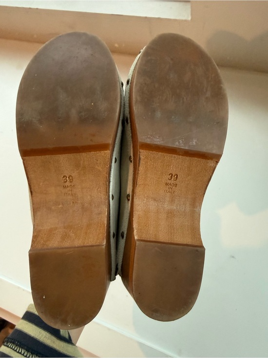 Alex Mill Slip-On Suede Mules in Light Beige main image 6